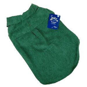 Youly Hipster Green Corduroy Dog Shirt Medium 16 inches